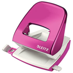 Leitz NeXXt WOW perforateur papier 30 feuilles Rose, Blanc