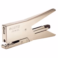 Leitz Heftzange Juwel-2000 vernickelt bis 12 Blatt 10 Jahre Garantie - 5557-00-82