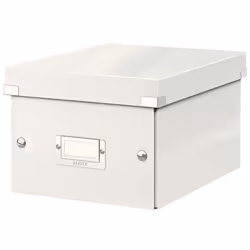 Leitz Petite boîte Click &amp; Store, Panneau dur, Blanc, A5, Enveloppe, lettre, Note, Image, 7,4 L, 540 g