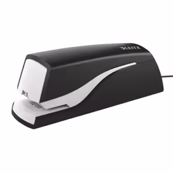 Leitz NeXXt Agrafeuse électrique, 10 feuilles, Agrafes classiques, Noir, Secteur, 49 mm, 155 mm