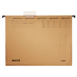 Leitz ALPHA dossier suspendu A4 Carton, Métal Marron
