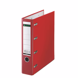 Leitz 10120025, 2 x A5, Carton, Polyéthylène, Rouge, 1000 feuilles, 80 g/m², 7,5 cm