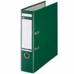 Leitz Plastic Lever Arch File A4 80mm 180° Green, A4, Vert, 500 feuilles, 8 cm