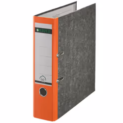 Leitz Plastic Lever Arch File A4 80mm 180°, A4, Orange, 600 feuilles, 8 cm, 81 mm, 320 mm