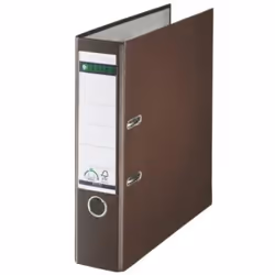 Leitz Plastic Lever Arch File A4 80mm 180°, A4, Marron, 600 feuilles, 8 cm, 81 mm, 320 mm