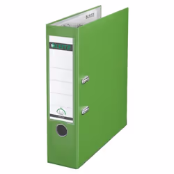 Leitz 180° Lever Arch File Plastic, A4, Plastique, Vert, 600 feuilles, 8 cm, 81 mm