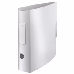 Leitz Classeur à levier Active 180° Style, A4, Polymousse, Blanc, 500 feuilles, 80 g/m², 8,2 cm