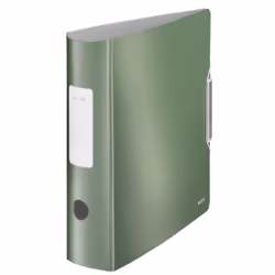 Leitz Classeur à levier Active 180° Style, A4, Polymousse, Vert, 500 feuilles, 80 g/m², 8,2 cm