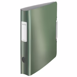 Leitz Classeur à levier Active 180° Style, A4, Polymousse, Vert, 350 feuilles, 80 g/m², 6,5 cm