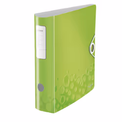 Leitz Classeur à levier Active 180° WOW, A4, Vert, 500 feuilles, 80 g/m², 8,2 cm, 312 mm