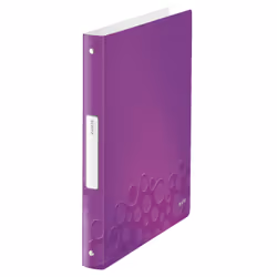 Leitz WOW, A4, Polypropylène (PP), Métallique, Violet, 200 feuilles, 2,5 cm, 257 mm