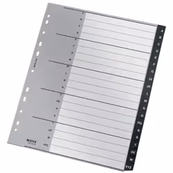 Leitz 12190000 intercalaire Polypropylène (PP) Noir 1 pièce(s)