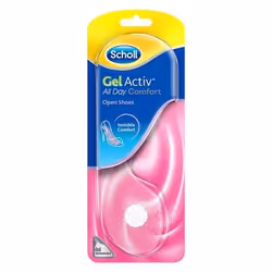 Scholl 3020801, Femelle, Adulte, Semelle confort, Transparent, Gel