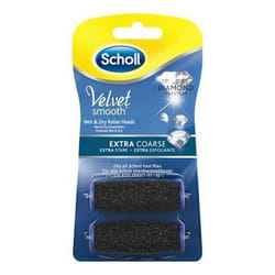 Scholl 3040423 accessoire pour râpe à pieds électrique Noir Tête de rouleau de remplacement 2 pièce(s)