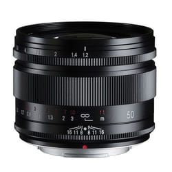 Voigtländer 50mm / 1:1.2 Nokton Téléobjectif Noir