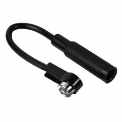 Hama Plug ISO 90° - Socket DIN, Noir, ISO