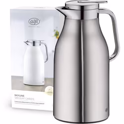 Pichet isotherme - ALFI - SKYLINE - 15l - Acier inoxydable - Verre trempé hygiénique