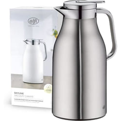 Pichet isotherme - ALFI - SKYLINE - 15l - Acier inoxydable - Verre trempé hygiénique