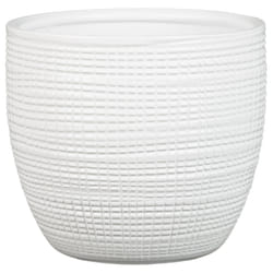 Scheurich Corteza 866 Intérieure Kit de plantation en pot Autonome Vitrocéramique Blanc