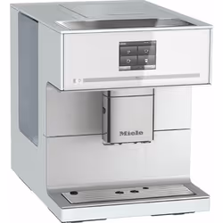 Miele CM 7350, Machine à café filtre, 2,2 L, Café en grains, Broyeur intégré, 1500 W, Argent, Blanc