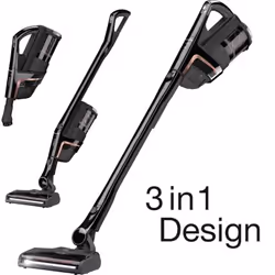 Miele SOML5, Sans sac, Noir, 0,5 L, Sec, HEPA, 77 dB