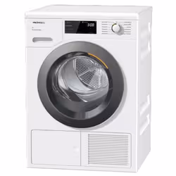 Miele TCF760WP, Pose libre, Charge avant, Pompe à chaleur, Blanc, Rotatif, Tactile, Graphite