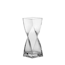 LEONARDO Swirl vase Vase carré Verre Transparent
