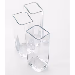 LEONARDO Lucca vase Vase carré Verre Transparent