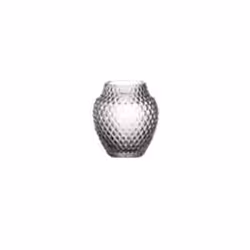 LEONARDO Poesia, Vase en forme d'urne, Verre, Gris, Table, Intérieure, 110 mm