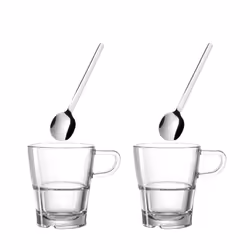 LEONARDO Senso, Régler, 0,25 L, Marron, Transparent, Verre, Café, Senso