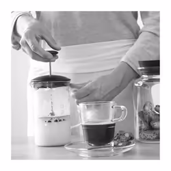 LEONARDO 025507 appareil à thé 1 L Noir, Transparent