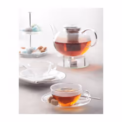LEONARDO 025521 bougeoir Verre Argent