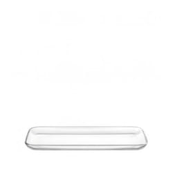 LEONARDO Ciao Verre Transparent Rectangulaire Assiette de service