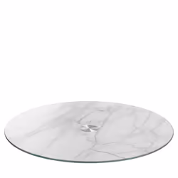 LEONARDO TURN, Assiette de service, Argent, Blanc, Rond, 33 cm, 325 mm, 325 mm
