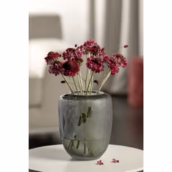 LEONARDO Bellagio vase Vase en forme d'amphore Verre Anthracite