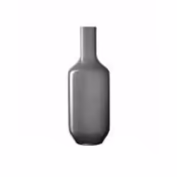 LEONARDO 041745, Vase en forme de bouteille, Gris, Brillant, Intérieure, 390 mm, 140 mm