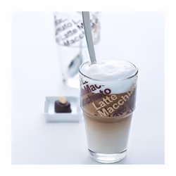 LEONARDO 042553 verre à café Marron, Acier inoxydable, Blanc 2 pièce(s) 410 ml