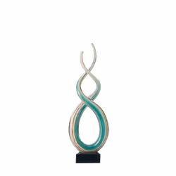 LEONARDO 064114, Noir, Turquoise, Blanc, Verre, 1 pièce(s), CE, 130 mm, 80 mm