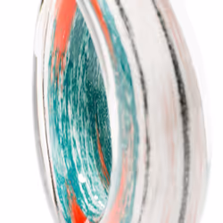LEONARDO 064114 statue et figurine décorative Noir, Turquoise, Blanc Verre