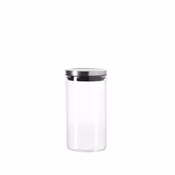 LEONARDO 079703, Boîte universelle, 1 L, Verre, Transparent, Couvercle basculant, 100 mm
