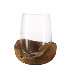 LEONARDO TERRA, 1 pièce(s), Verre, Bois, Marron, Transparent