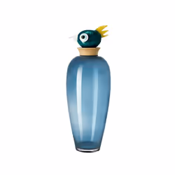 LEONARDO Papageno, Vase en forme de bouteille, Bleu, Brillant, Bleu, Table, Intérieure