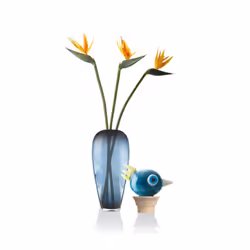 LEONARDO Papageno vase Vase en forme de bouteille Bleu