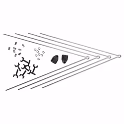 Tringle pour garde-boues avant/arrière SKS secu chromoplastique(acc.inclus) (x4)
