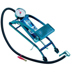 SKS - Pompe à pédale 5 bar cylindre simple avec manomètre