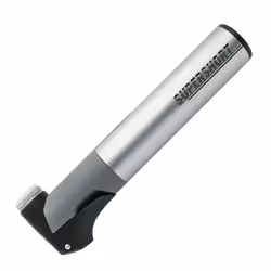 SKS SUPERSHORT, Pompe à main, Vélo, Argent, Poignée en T, 6 bar, Aluminium, Plastique