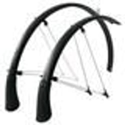 Garde-boue SKS Bluemels B45 noir pour vélo sur route - Avant et arrière - 28 pouces