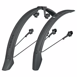 SKS VELOFLEXX 65 29 ZOLL, Garde-boues avant et arrière (ensemble), Résiste aux intempéries, Imperméable, Noir