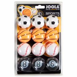 Jeu de 12 balles de tennis de table sports Joola