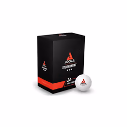 Balles de tennis de table Joola Tournament*** 40+ Wh Ct24 (x24)